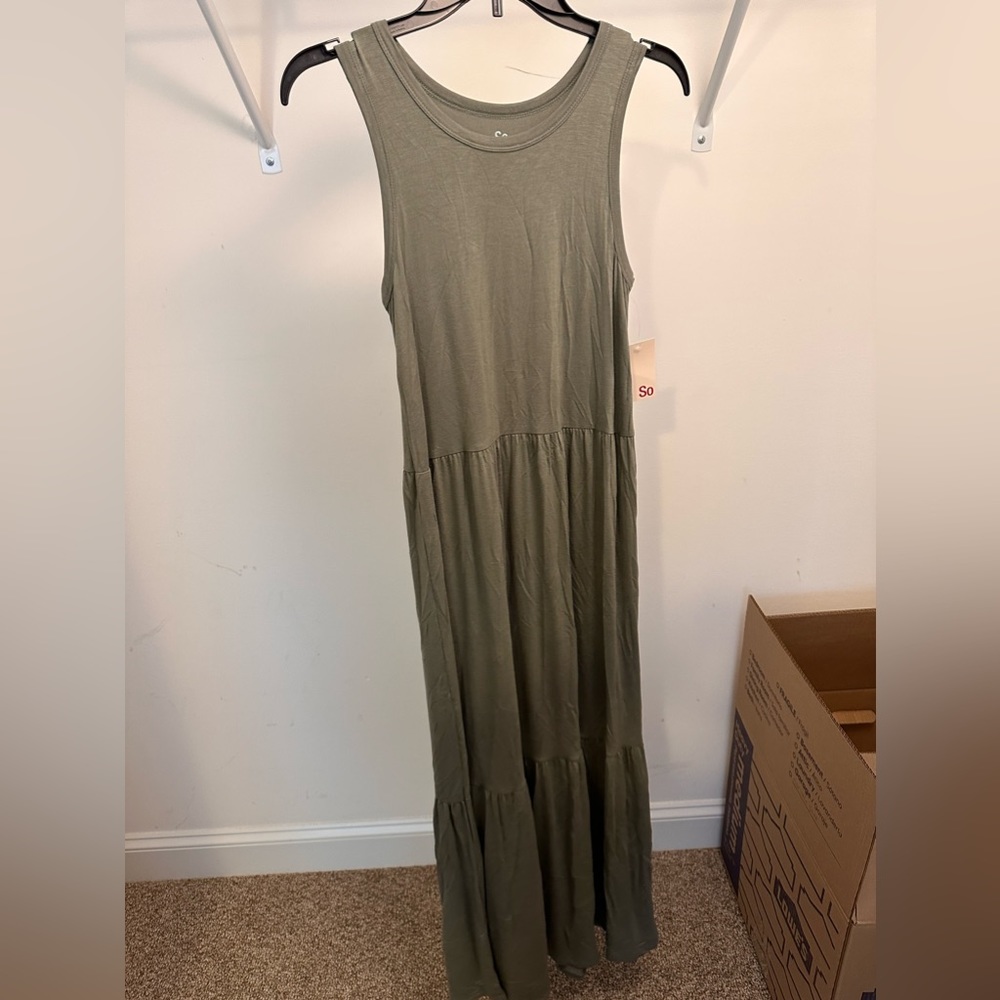 Green So XS maxi dress with tags